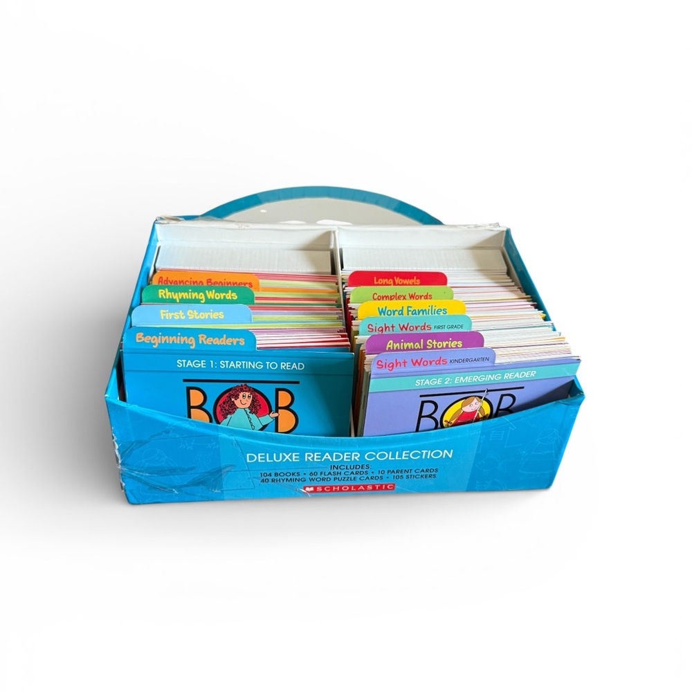 Scholastic Bob Books Deluxe Set with Colorful Covers